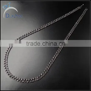 Hip Hop Necklace Jewelry, Hip Hop Black Cuban Necklace thumbnail-2