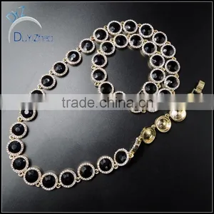Factory Fashion High Quality Hip Hop Ruby Necklace thumbnail-5