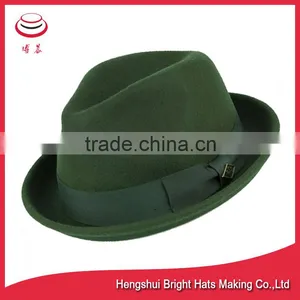 Wool Felt Fedora Trilby Hats thumbnail-1