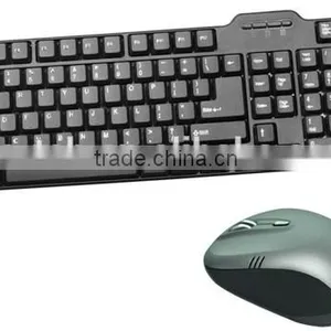 High Quality 2.4g Wireless Optical Mouse and Keyboard Combo thumbnail-2