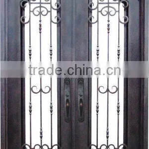 Decorative Metal Door With Glass thumbnail-1