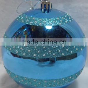 20CM Good Quality Plastic Ball With Hand Painting Big Plastic Bauble thumbnail-4