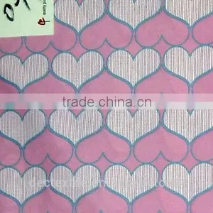 XQ Hot Sale Heart-shaped Printing Pongee Fabric A Variety of Designs thumbnail-1