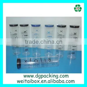 Plastic PET PP PVC Tubes,long Small PVC Tubes,Packaging Tubes With Black Plug thumbnail-1