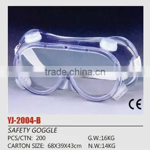 PVC Safety Goggles CE/PVC Goggles/transparent and Flexible PVC Goggles/clear PVC Safety Goggles thumbnail-1