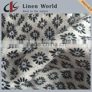 16S High Quality Printed Linen Viscose Blend Fabric thumbnail-2