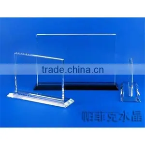 New Products 2016 Special Price Clear Blank Optical Crystal Plaques/blocks/cubes thumbnail-5