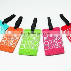 Airline Travel Parcel Tracking Bag Soft PVC Luggage Tag Hang Tag thumbnail-6