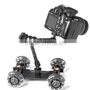 Table Top DSLR Camera Dolly Stabilizer, Camera Dolly Slider thumbnail-1