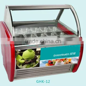 Ice Cream Freezer Showcase Mini Ice Cream Display Freezer thumbnail-1