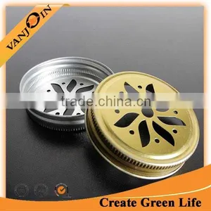 Regular Mouth Daisy Cut Mason Jar Lids thumbnail-3