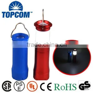 Promotional 3*AAA Batteries Multi-Colors Aluminium Body LED Camping Lantern thumbnail-1