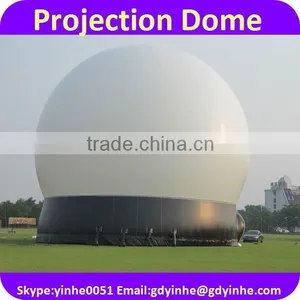 2016 Single Layer Giant White Inflatable Projection Dome Tent thumbnail-5