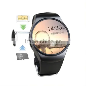 EXCELVAN Smart Watch KW18 SIM Watch MTK2502C Pedometer Heart Rate Monitor Touch Screen Smartwatch for IOS Android Smartphone thumbnail-5