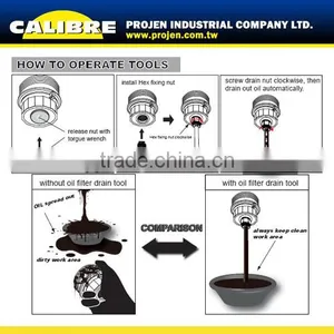 CALIBRE Car Repair Oil Filter Drain Tool Oil Drain Hose thumbnail-3