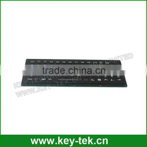 Custom IP65 Dynamic Sealed & Ruggedized Industrial Silicone Rubber Hygienic Keyboard thumbnail-5