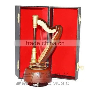 Decoration Rotating Various Model Wooden Instrument Shaped Music Box With Optional Music Tunes thumbnail-2