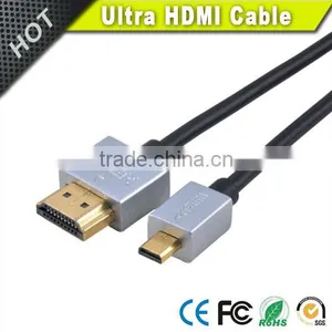 Ultra-Slim HDMI Cables 3D & 4K Rated With Ethernet - 3 Feet thumbnail-2