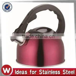 Stainless Steel Whistling Kettle With Coating thumbnail-1