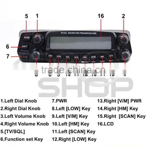 Anytone AT-5888UV Car Radio,Vehicle Radio,two Way Transceiver thumbnail-3