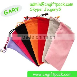 Light Grey Printed Velvet Phone Case Packaging Bags thumbnail-6