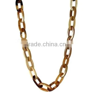Best Selling Nice Brown Buffalo Horn Necklace Jewelry Made in Viet Nam thumbnail-1