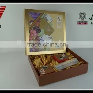 Gold Foil Stamping Gift Packaging Paper Box With Lid thumbnail-1