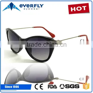 Hot Sale High Quality Fashion TR90 Metal Ladies Sunglasses for Women thumbnail-3