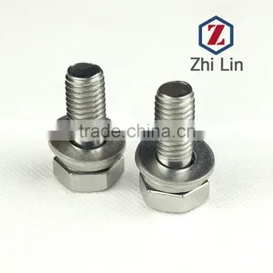Stainless Steel Hexagon Bolts Flat Washers and Spring Screws Assemblies M10 thumbnail-6