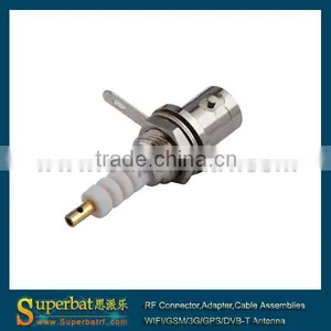 Bnc Audio Video Cable Jack Nut Bulkhead Solder for Panel Connector MHV 3000V thumbnail-1