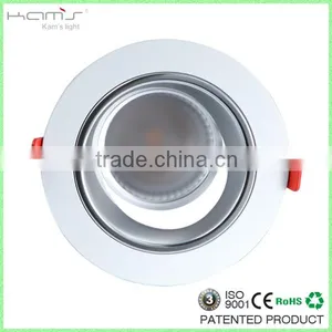 20W Tiltable Polarized Hotel Decorative Recessed Ceiling Light Led thumbnail-2