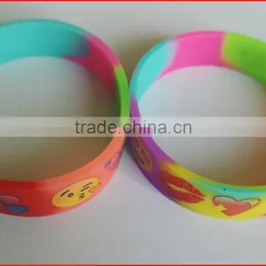 Promotional Gift Emboss/debossed/silk Printing Silicon Magnetic Bracelet thumbnail-3