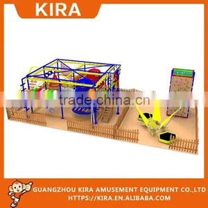 New Challenge Rope Course Children Indoor Playground thumbnail-1