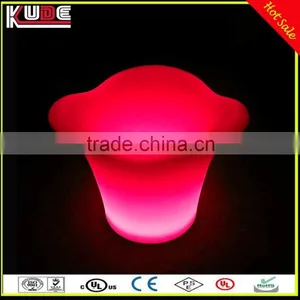 RGB Light Colors Changing PE Plastic Material LED Ice Bucket For Bar Party Used thumbnail-1