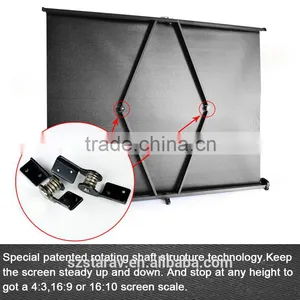 2016 Hot Selling Easy-operating Screen for DLP Projector Table Screen thumbnail-2