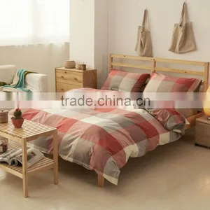 2015 New Check Colorful Cotton Bedding Set/ Sheet Set/ Duvet Cover Set thumbnail-1