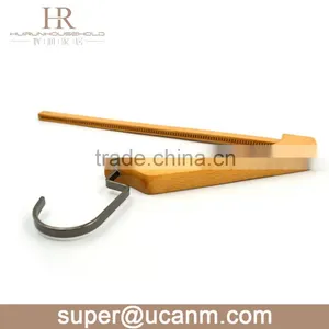 HRW-G362N Beech Wooden Pant Hanger thumbnail-4