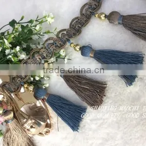 2015 New Fringe 2 Colours Fringes With Golden Crystal for Curtains thumbnail-6
