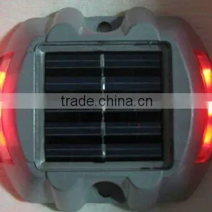 3pcs/side LED Aluminium Solar Road Stud;RED/YELLOW/BLUE/WHITE /GREEN Color Optional thumbnail-1