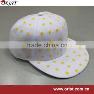 Custom Hip Tap Flat Caps With Embroidery Logo thumbnail-4