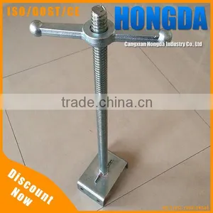 Steel U Head Adjustable Scaffolding Base Plate Screw Manufacturer thumbnail-1