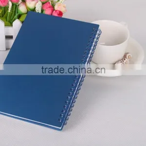 Custom Printing 2015 Aluminum Cover Diary Blue Spiral Notebook thumbnail-2