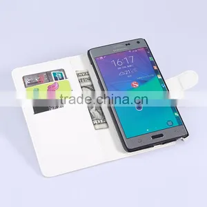 High Quality Leather Holster Card Wallet Folio Stand Flip Case Cover for Samsung GALAXY Note Edge N915 thumbnail-5