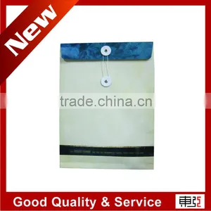 Document Paper Envelopes With Foiled Logo&String Button thumbnail-1