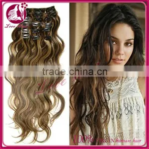 Unprocessed 100% Human Hair Clip Hair Extension thumbnail-1