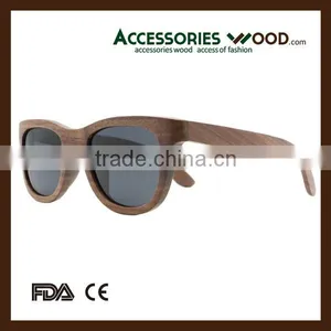 Women Age and Smoke Lenses Color Color Wood Sunglasses thumbnail-4