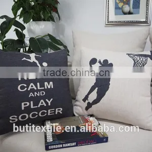 Innovative Printing Sports Pillow Cover Wholesale, Sublimated Team Fans Throw Pillow thumbnail-2