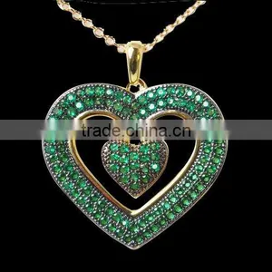 Micro Pave Jewelry Brass Pendant thumbnail-1