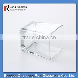 LongRun Crystal Square Candle Glassware Wholesale for Home Decor thumbnail-5