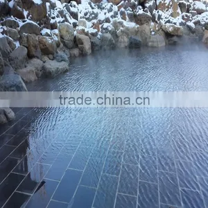 Vocanic Basalt Rock Tiles for Spa Pool thumbnail-3
